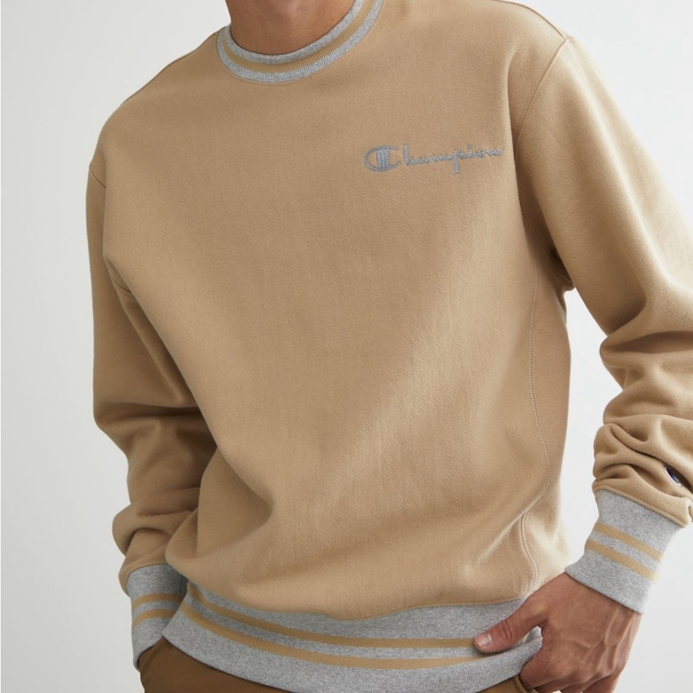 NWT Oversized Tan Champion sweater
